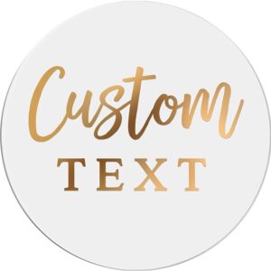 Custom Gold & Silver Foil Stickers