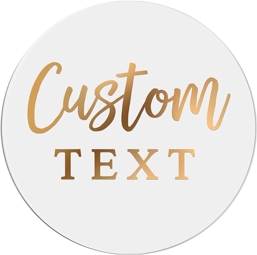 Custom Gold & Silver Foil Stickers